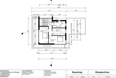 Grundriss Obergeschoss