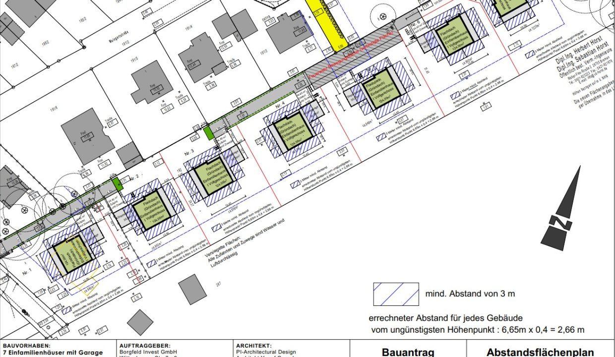 Abstandsflächenplan